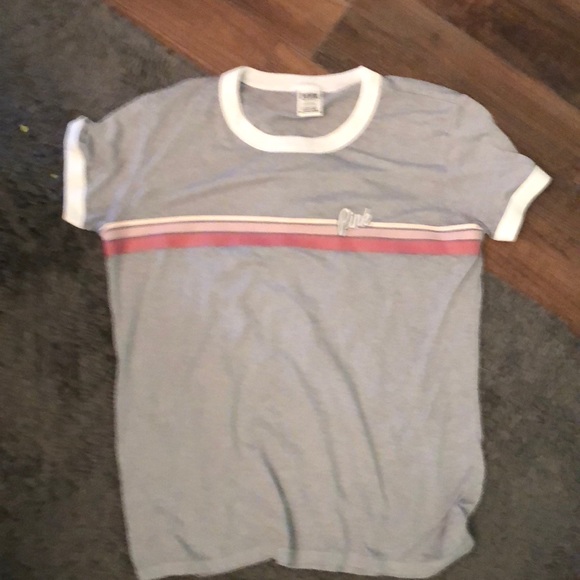 NWOT Victoria Secret Pink Tee. Size Large - Picture 1 of 3
